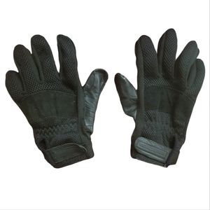 Mens Motorcycle Airflow Leather Blacks Gloves